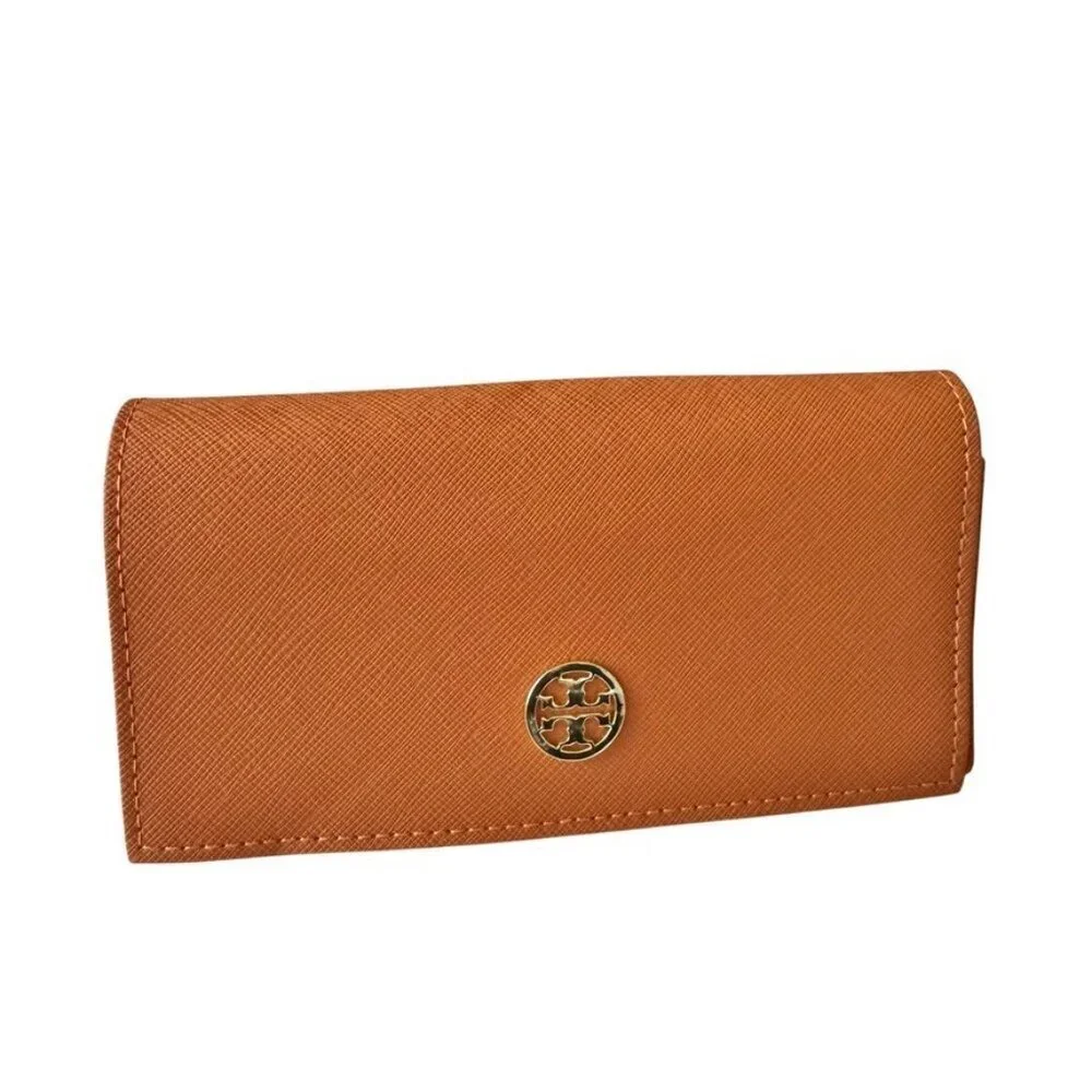 Tory Burch Sunglasses Case Holder faux Saffiano Leather Logo New Without Tags